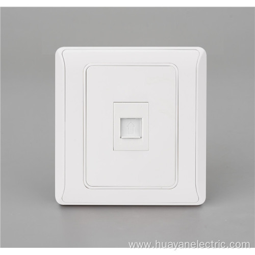Single Outlet Network Computer Telephone Wall Socket